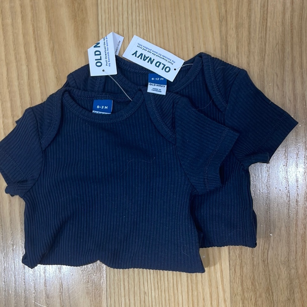 Two onesies from Old Navy NWT 0-3 and 6-12